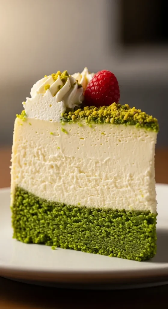 Green Velvet Cheesecake