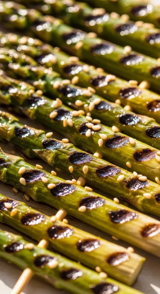 Grilled Asparagus Skewers