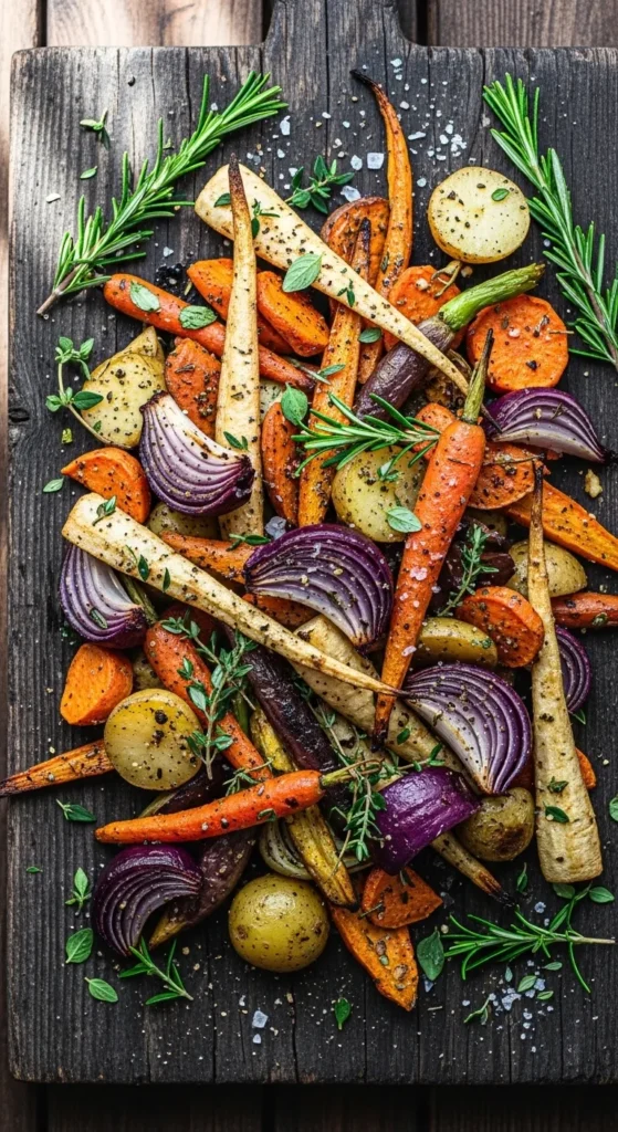 Herb Roasted Root Vegetables