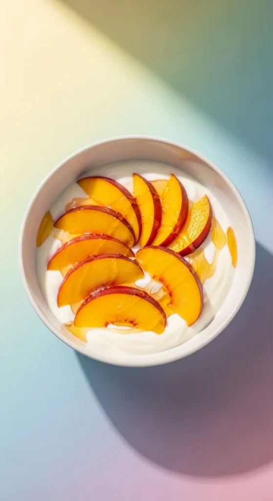 Honey Peach Yogurt