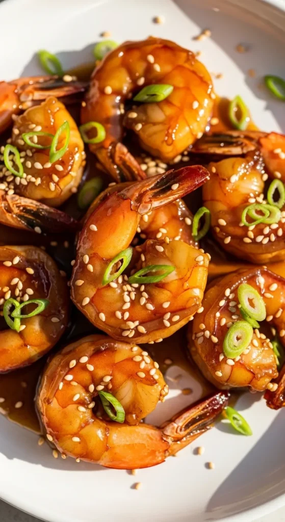 Honey Soy Glazed Shrimp