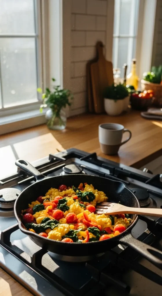 How to Make Breakfast Recipes With Eggs and Vegetables