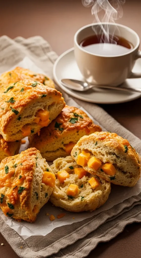 Irish Cheddar and Herb Scones