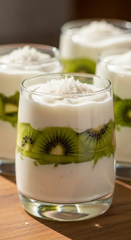 Kiwi Coconut Cups