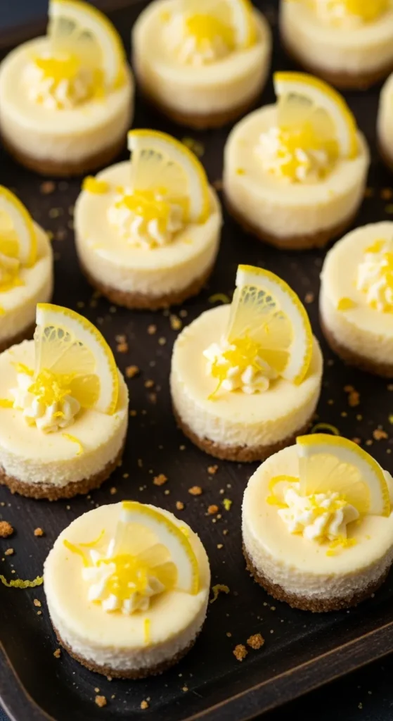 Lemon Cheesecake Bites