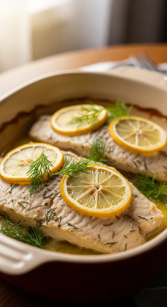 Lemon Dill Tilapia