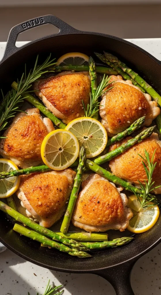 Lemon Herb Chicken Skillet