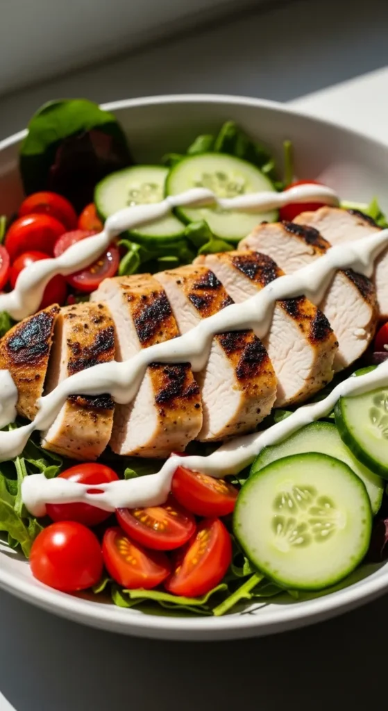 Lemon Herb Grilled Chicken Bowls