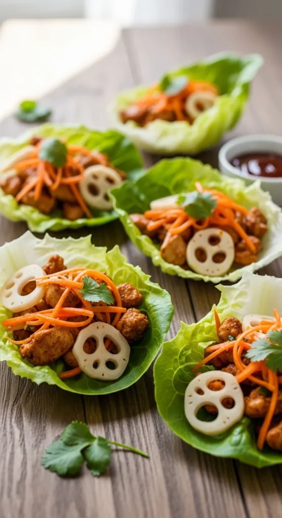 Light Chicken Lettuce Wraps