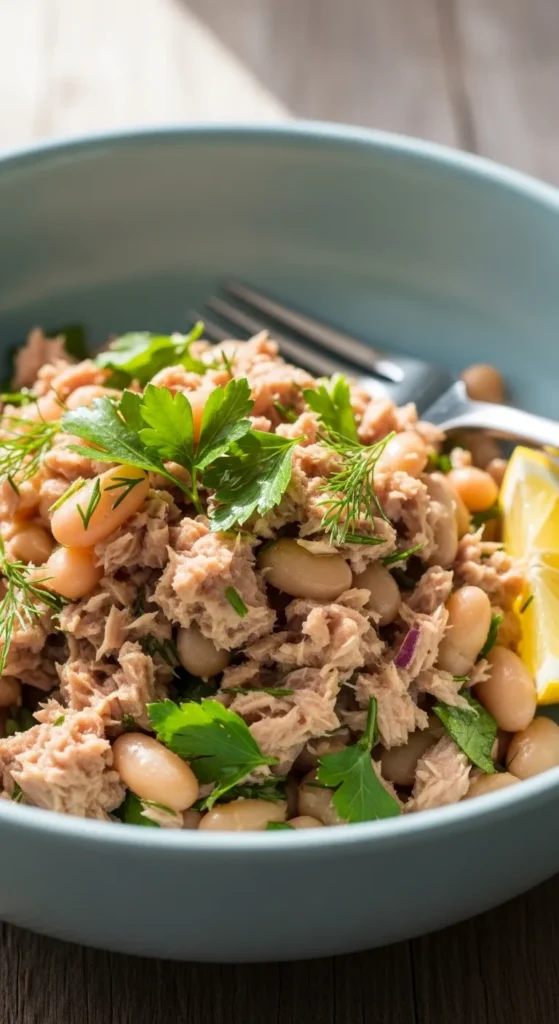 Light Tuna and White Bean Salad
