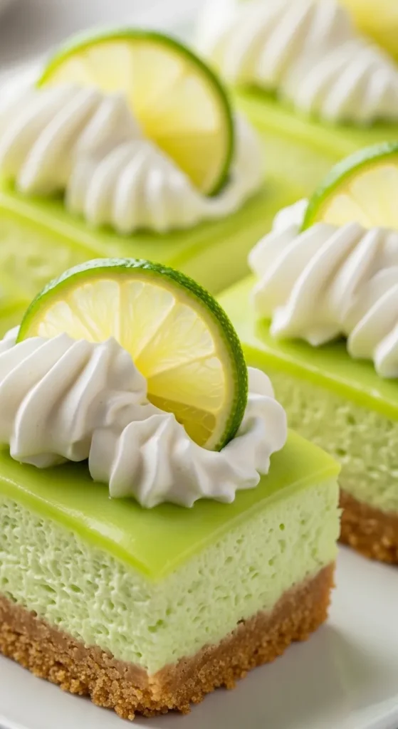 Lime Cheesecake Bars