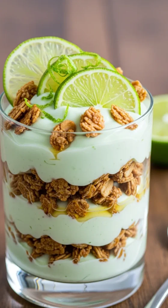 Lime Yogurt Parfaits