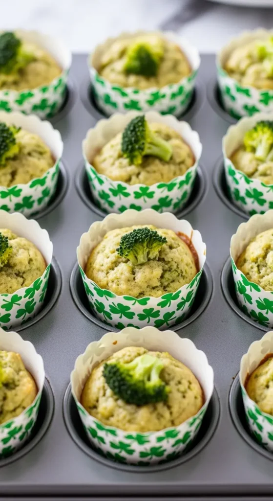 Mini Broccoli and Cheese Muffins