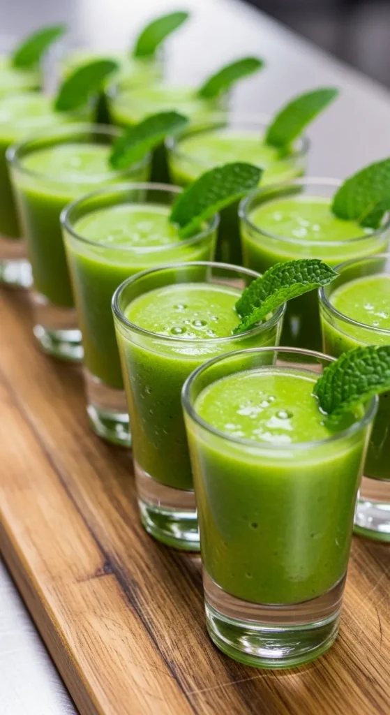 Mini Green Smoothie Shots