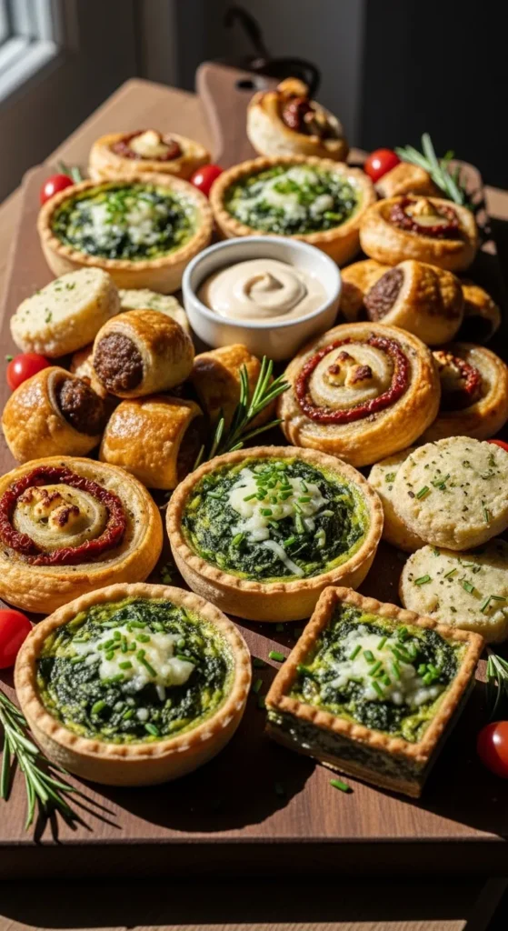 Mini Quiche & Pastry Board