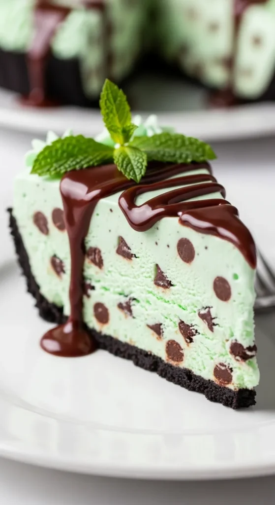 Mint Chip Ice Cream Pie