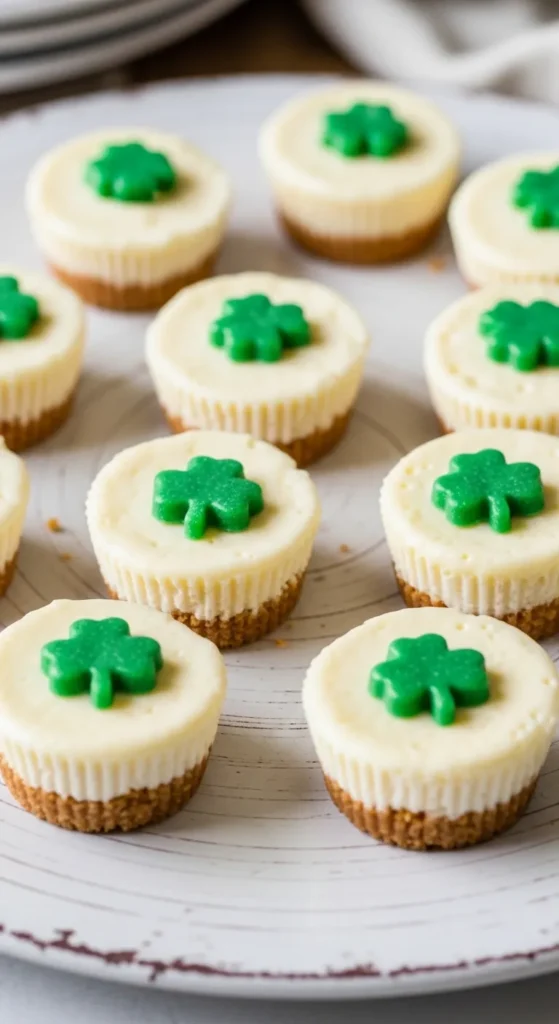 No-Bake Shamrock Cheesecake