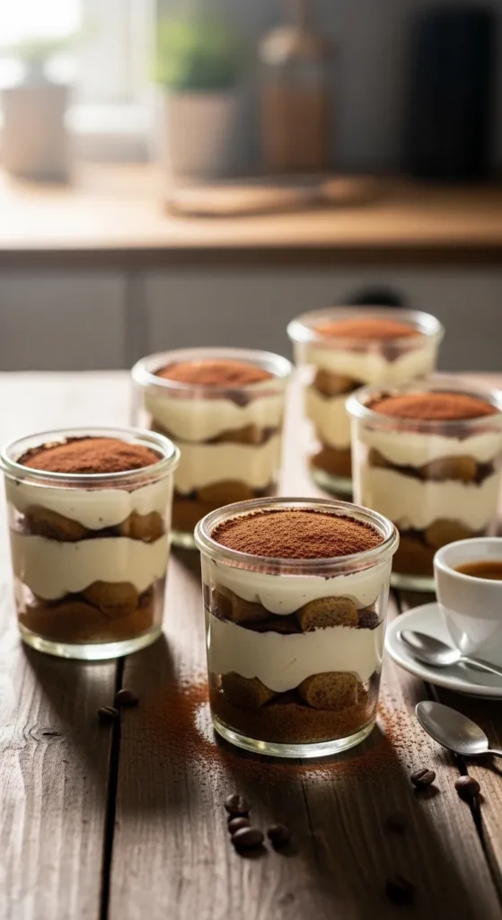 No-Bake Tiramisu Cups