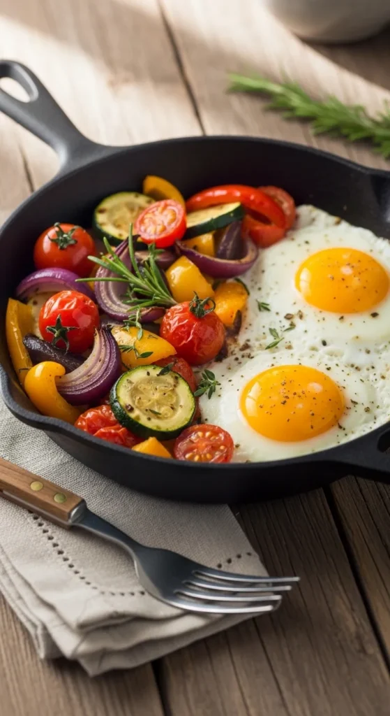 One-Pan Egg and Veggie Breakfast Skillet