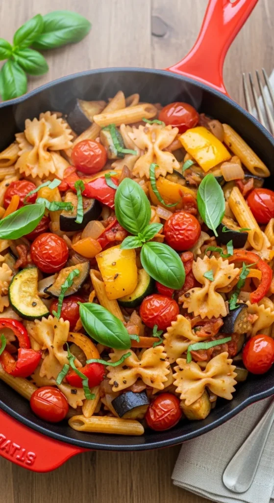 One-Skillet Ratatouille Pasta
