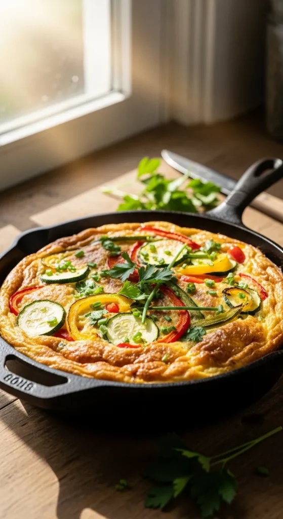 One-Skillet Veggie Frittata