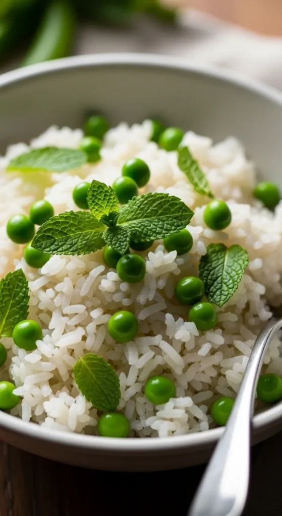 Pea and Mint Rice