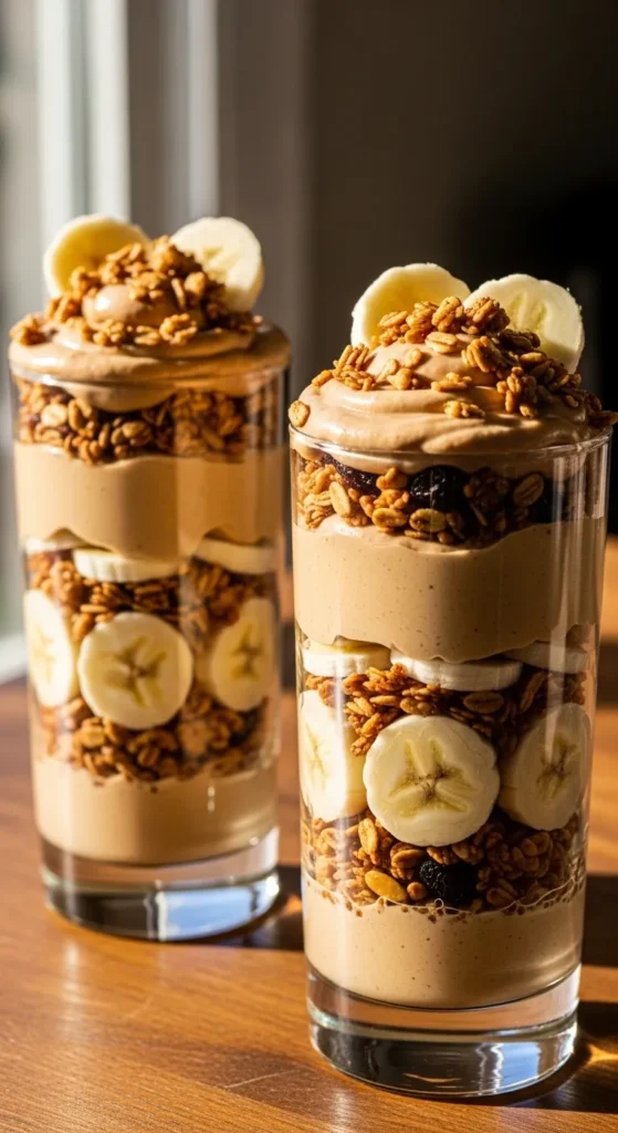 Peanut Butter Banana Parfaits
