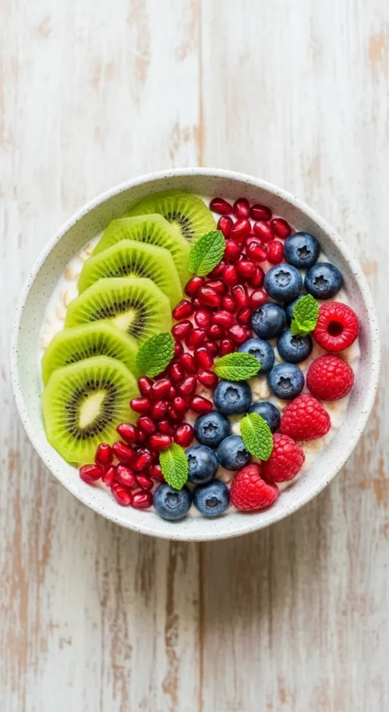 Pile on Fresh Fruits or Veggies