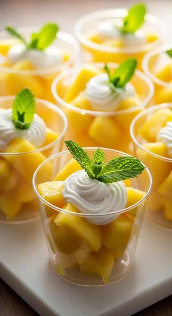 Pineapple Coconut Cups