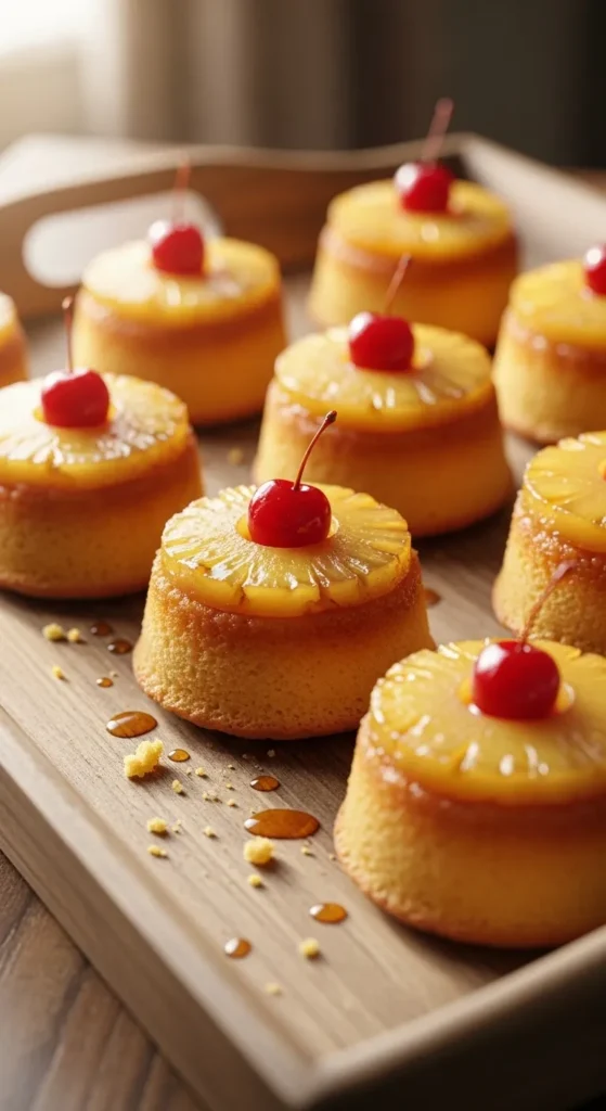 Pineapple Upside-Down Mini Cakes
