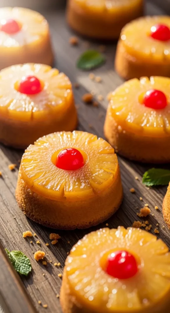 Pineapple Upside-Down Mini Cakes