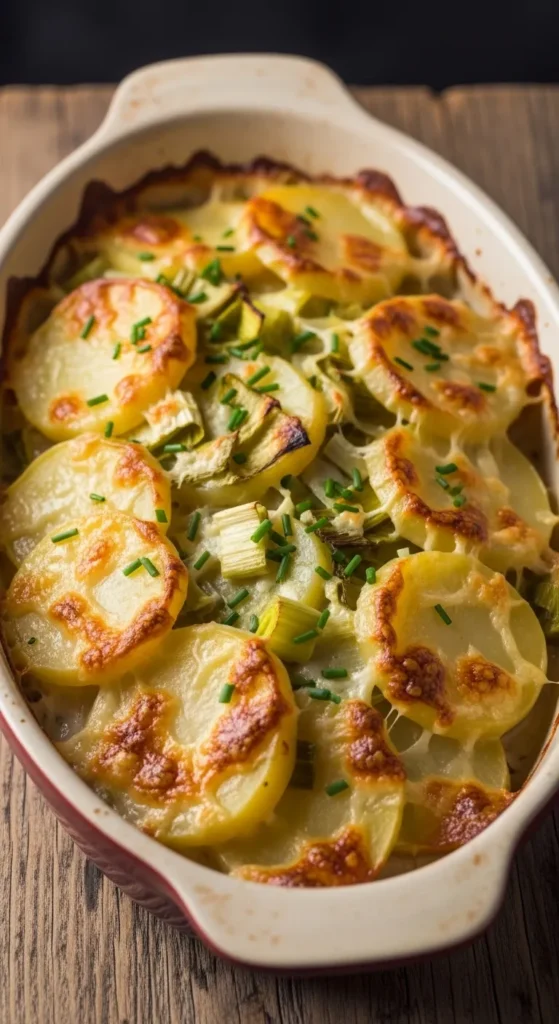 Potato and Leek Gratin
