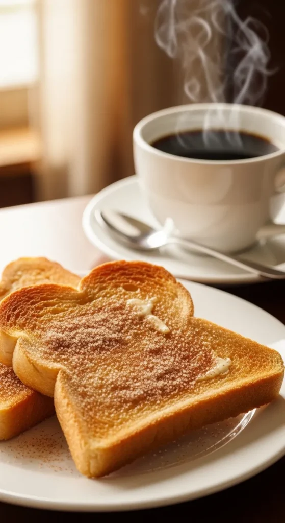 Quick Cinnamon Sugar Toast