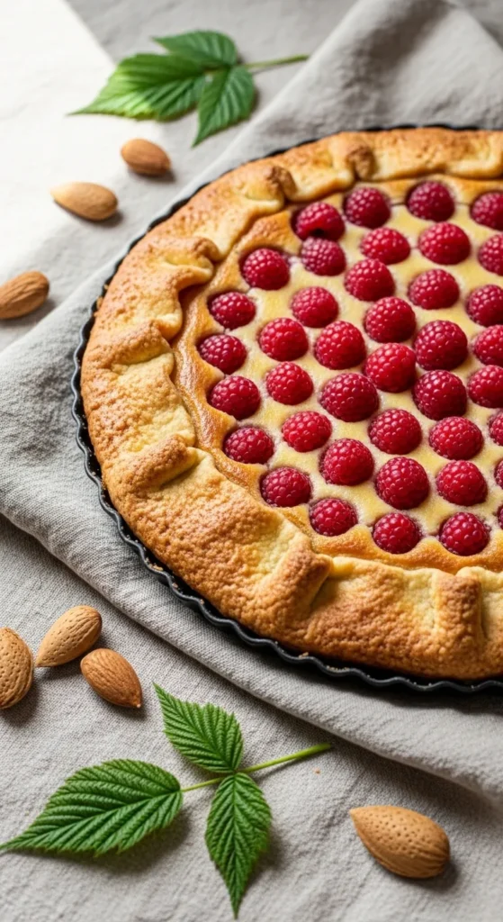 Raspberry Almond Tart