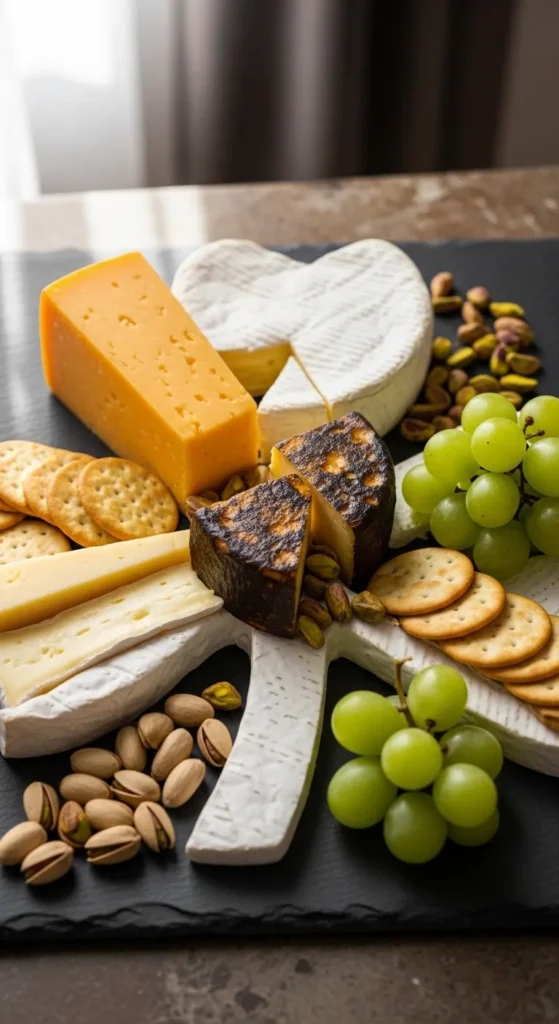 Shamrock Cheese Board