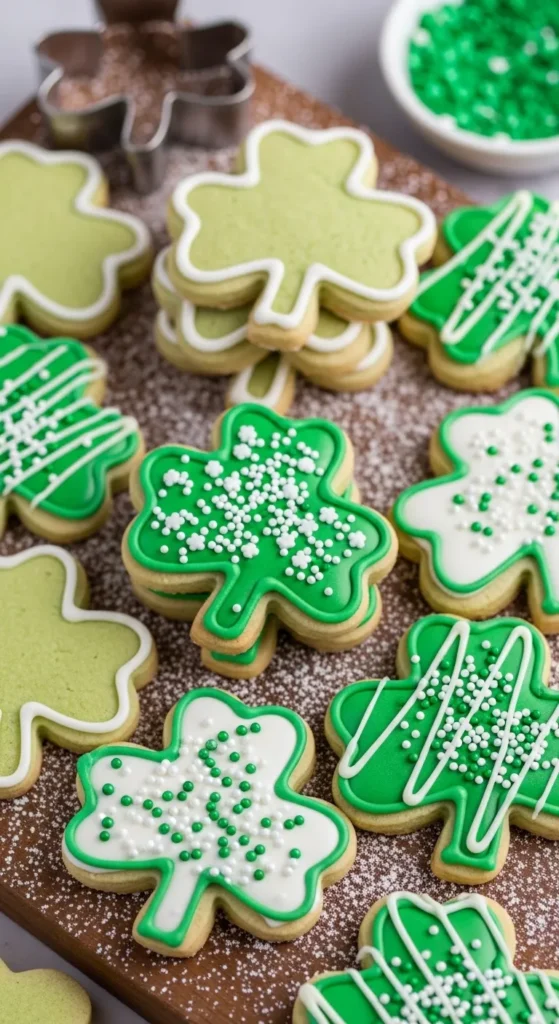  Shamrock Cookie Cutter Treats