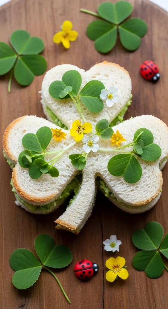 Shamrock Face Treats