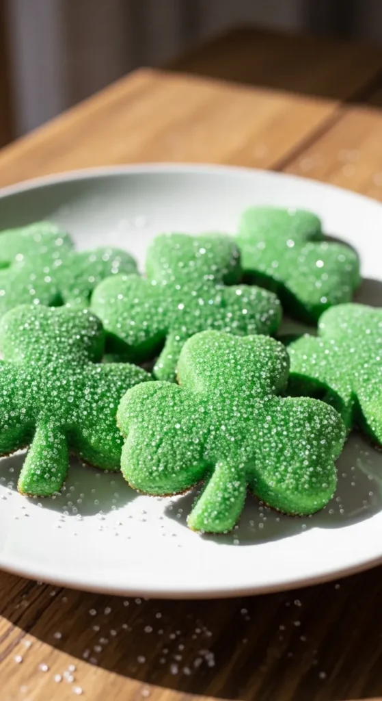 Shamrock Sugar Cookies