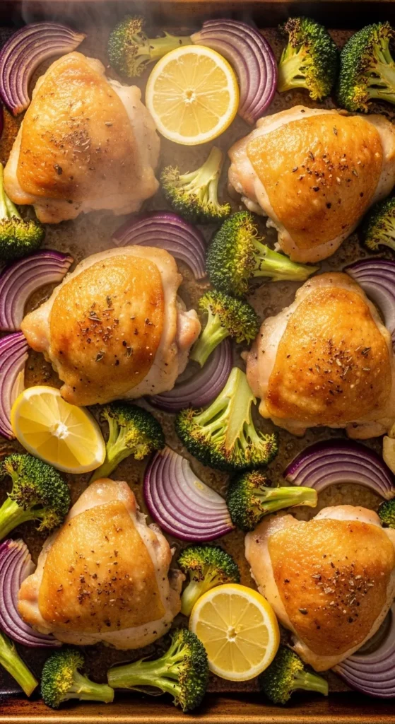 Sheet Pan Lemon Chicken and Veggies
