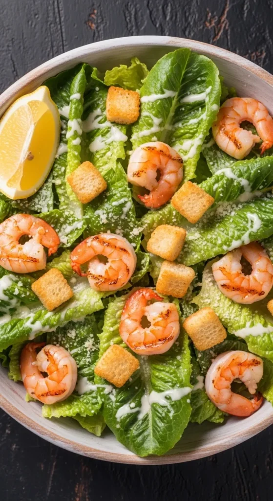 Shrimp Caesar Salad
