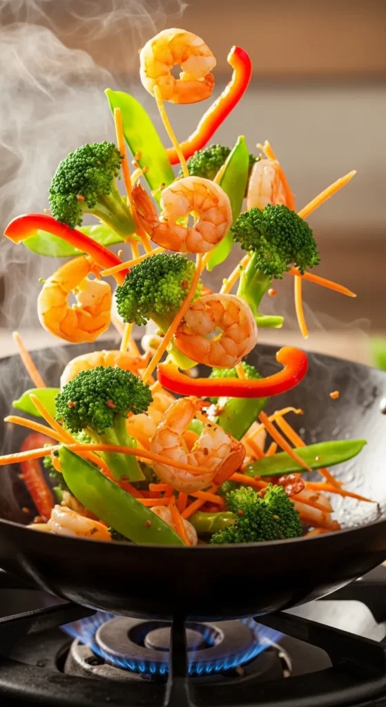 Shrimp and Veggie Stir Fry