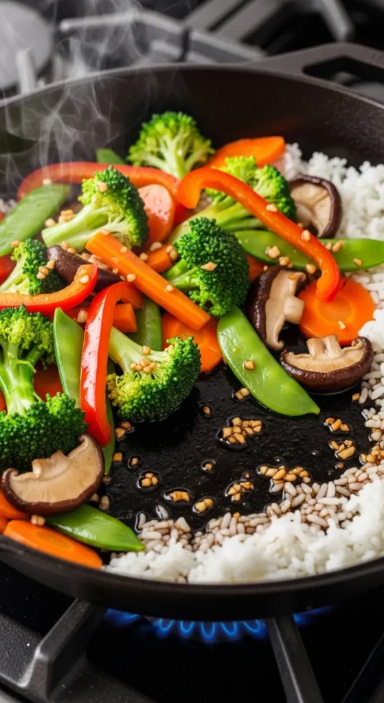 Skillet Veggie Fried Rice