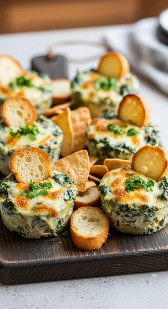 Spinach & Artichoke Dip Cups