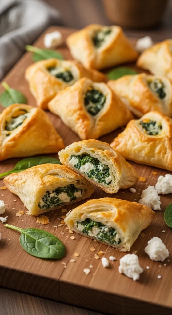 Spinach & Cheese Puff Pastries