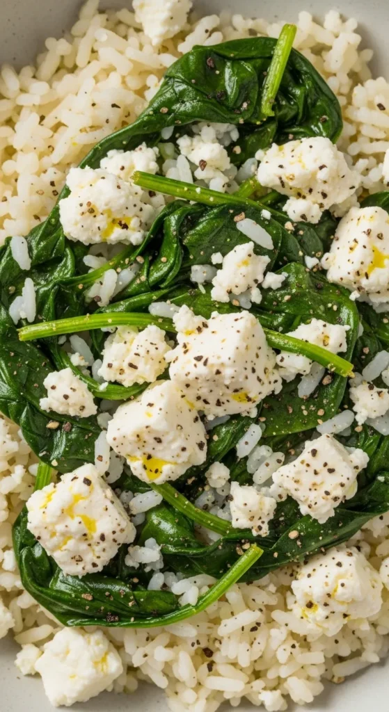 Spinach and Feta Rice