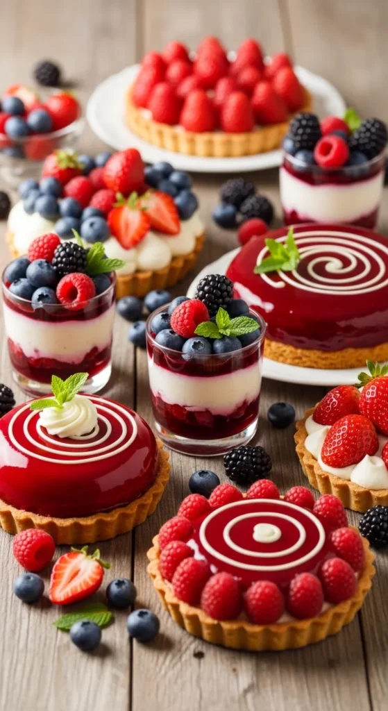 Spring Berry Desserts