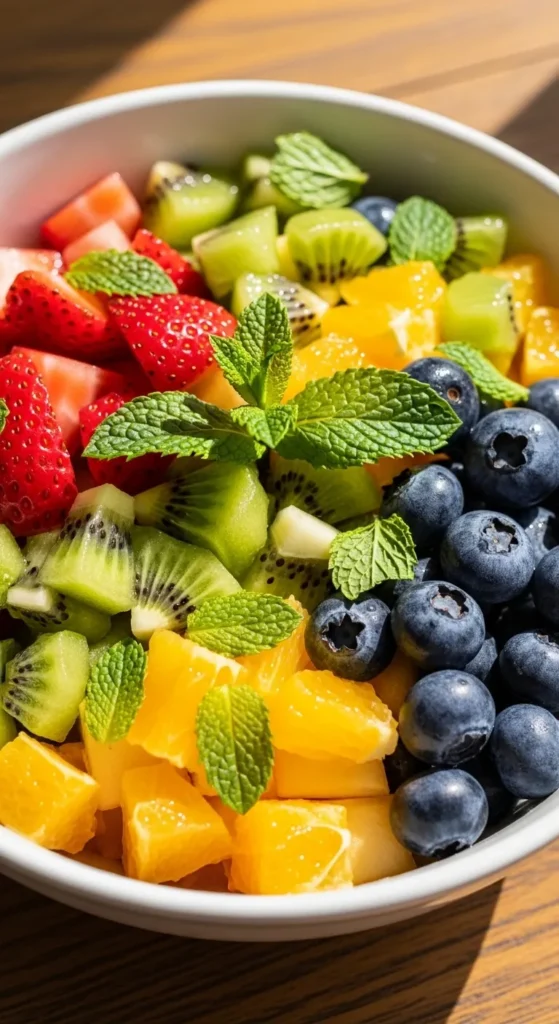 Spring Fruit Salad with Mint
