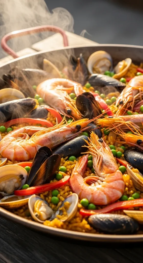 Spring Seafood Paella