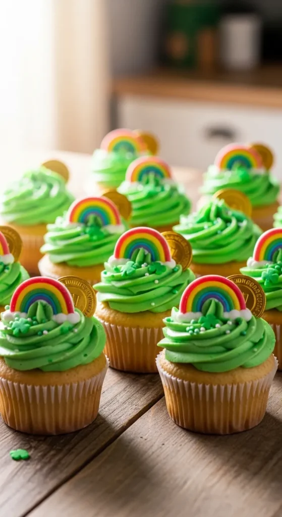 St Patrick’s Day Cupcake Toppings