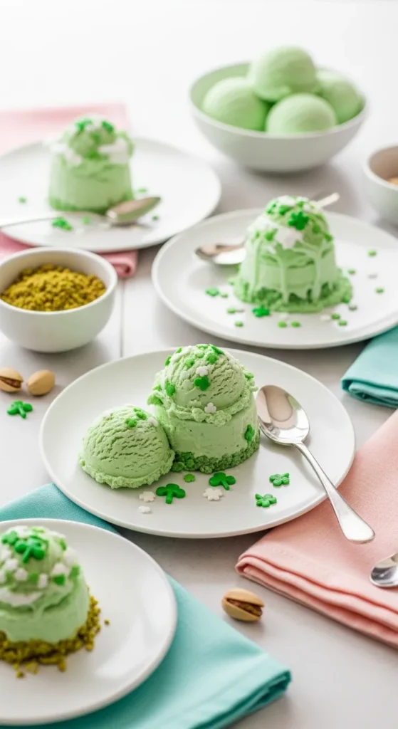 St Patrick’s Day Ice Cream Desserts